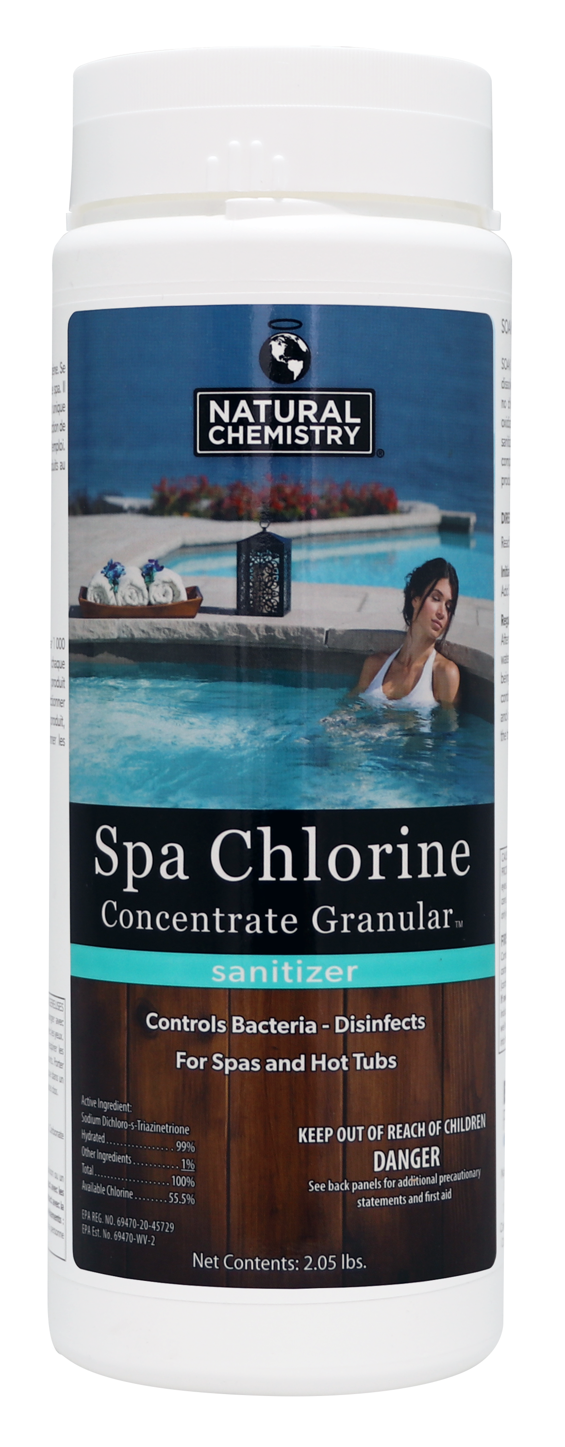 14221NCM Spa Chlor Concentrate 2 lb - GLOBAL POOL PRODUCTS